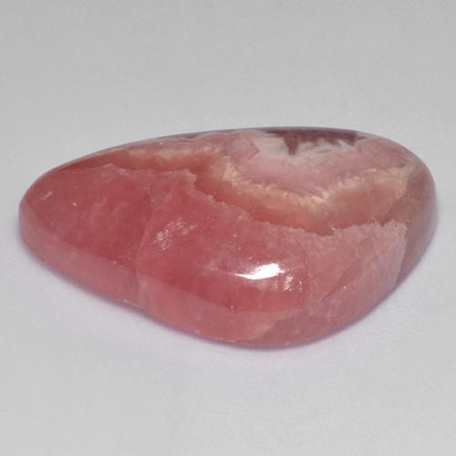Rhodochrosite multicolore naturelle forme fantaisie, 25,85 ct, translucide