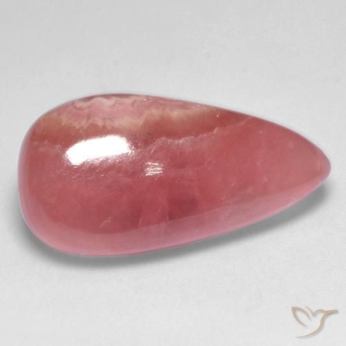 Rhodochrosite Multicolore naturelle En forme de poire, 13.38 ct, Translucide