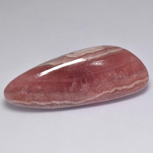 Rhodochrosite multicolore naturelle forme fantaisie, 60,84 ct, translucide