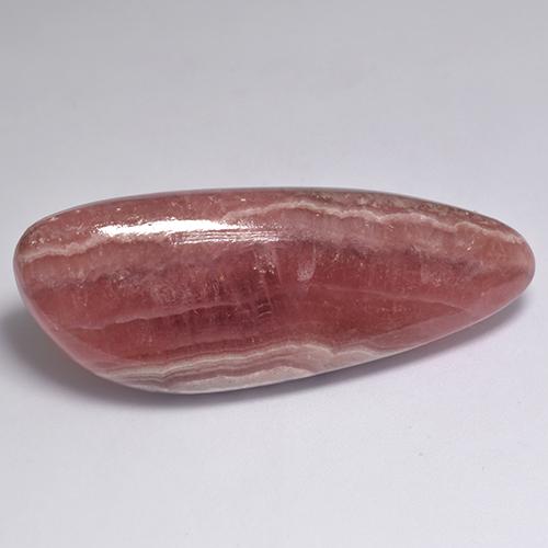 Rhodochrosite multicolore naturelle forme fantaisie, 60,84 ct, translucide