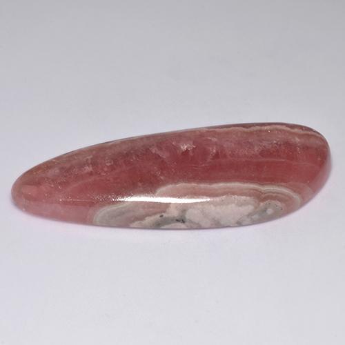 Rhodochrosite multicolore naturelle forme fantaisie, 60,84 ct, translucide
