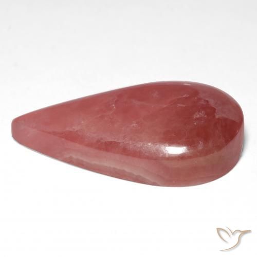 Rhodochrosite Multicolore naturelle En forme de poire, 21.55 ct, Translucide