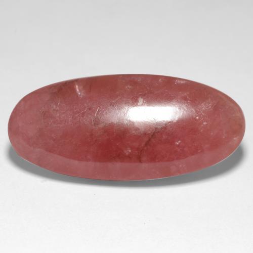 Rhodochrosite multicolore naturelle coupe ovale, 22,84 ct, translucide