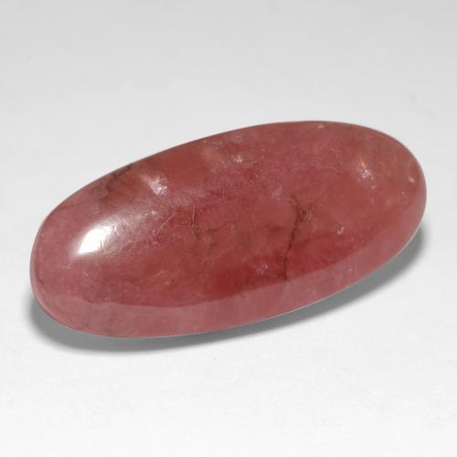 Rhodochrosite multicolore naturelle coupe ovale, 22,84 ct, translucide