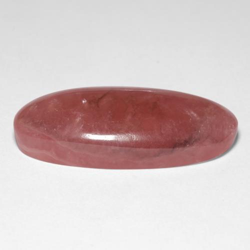Rhodochrosite multicolore naturelle coupe ovale, 22,84 ct, translucide