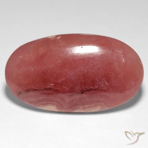 29.28ct Naturel Multicolore Rhodochrosite, ovale, Translucide