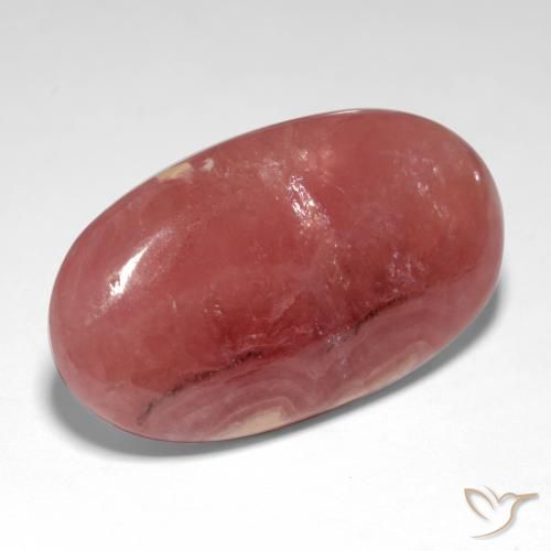Rhodochrosite Multicolore naturelle ovale, 29.28 ct, Translucide