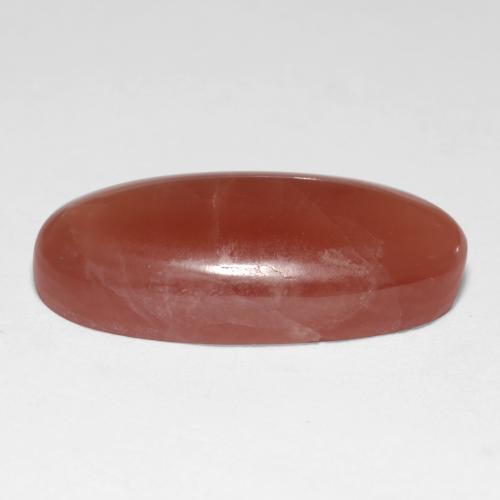 Rhodochrosite multicolore naturelle coupe ovale, 14,95 ct, translucide
