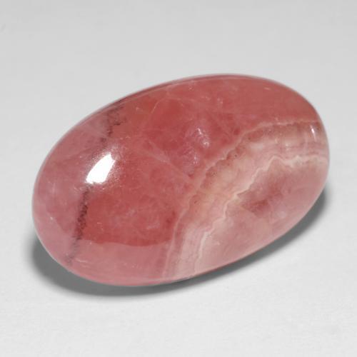 Rhodochrosite Multicolore naturelle Coupe ovale, 19.82 ct, Translucide