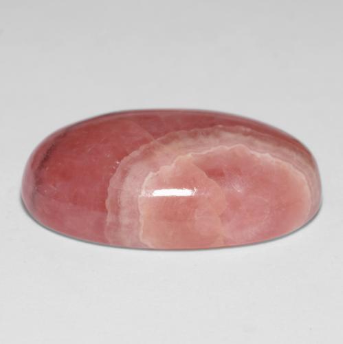 Rhodochrosite Multicolore naturelle Coupe ovale, 19.82 ct, Translucide