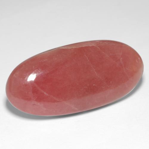 Rhodochrosite multicolore naturelle coupe ovale, 40,60 ct, translucide