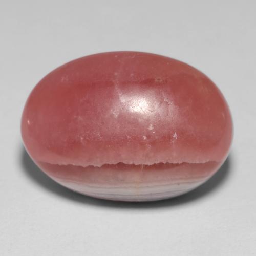 Rhodochrosite Multicolore naturelle Coupe ovale, 10.10 ct, Translucide