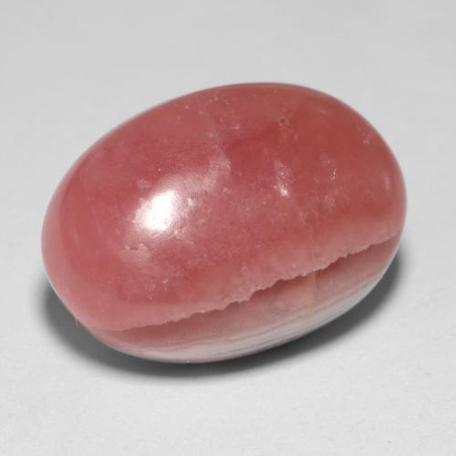 Rhodochrosite Multicolore naturelle Coupe ovale, 10.10 ct, Translucide
