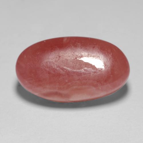 Rhodochrosite multicolore naturelle coupe ovale, 10,22 ct, translucide