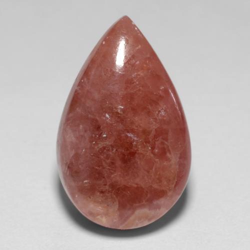 Rhodochrosite multicolore naturelle en forme de poire, 8,69 ct, translucide