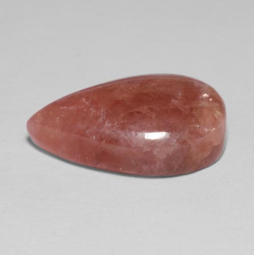 Rhodochrosite multicolore naturelle en forme de poire, 8,69 ct, translucide