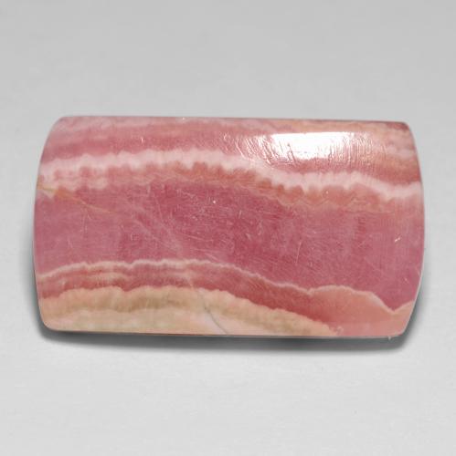 Rhodochrosite Multicolore naturelle Coupe coussin, 12.04 ct, Translucide