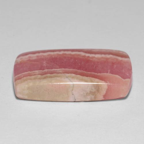Rhodochrosite Multicolore naturelle Coupe coussin, 12.04 ct, Translucide