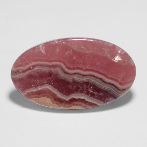 Rhodochrosite Multicolore naturelle Coupe ovale, 11.67 ct, Translucide
