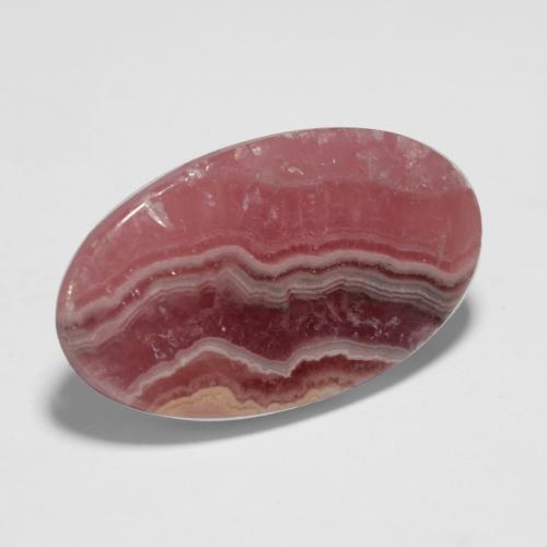 Rhodochrosite Multicolore naturelle Coupe ovale, 11.67 ct, Translucide