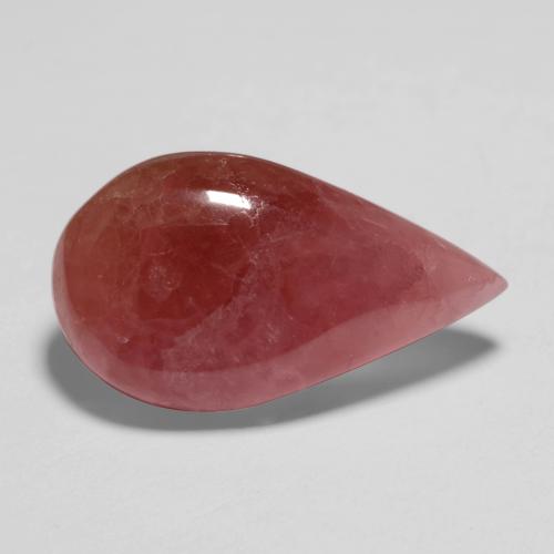 Rhodochrosite multicolore naturelle en forme de poire, 10,47 ct, translucide