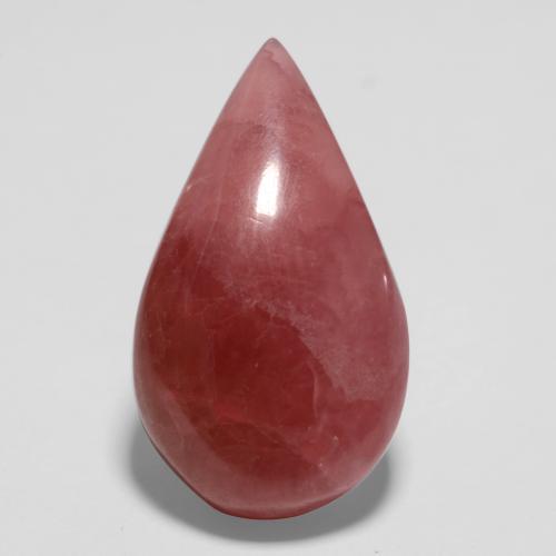 Rhodochrosite multicolore naturelle en forme de poire, 10,47 ct, translucide