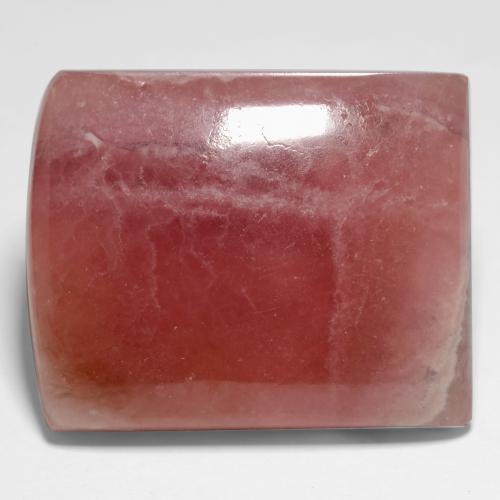 Rhodochrosite multicolore naturelle baguette, 33,00 ct, translucide