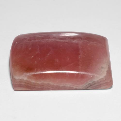 Rhodochrosite multicolore naturelle baguette, 33,00 ct, translucide
