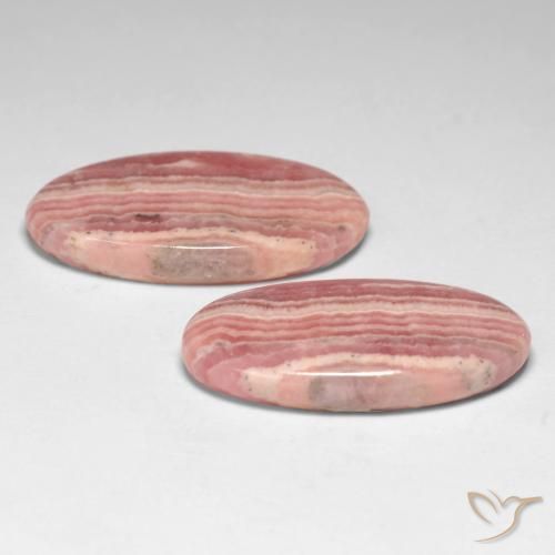 Achetez naturel 21.59ct Multicolore Rhodochrosite gems, Coupe ovale, En provenance Afrique du Sud chez GemSelect. En stock, livraison internationale!