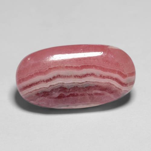 Rhodochrosite Multicolore naturelle Coupe ovale, 7.92 ct, Translucide