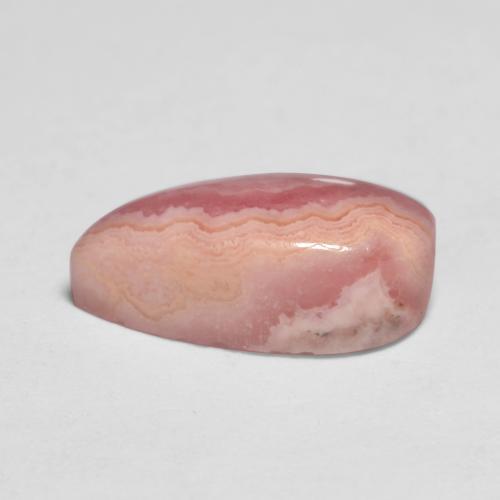 Rhodochrosite multicolore naturelle en forme de poire, 2,65 ct, translucide