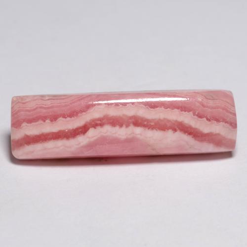 Rhodochrosite multicolore naturelle baguette, 5,51 ct, translucide