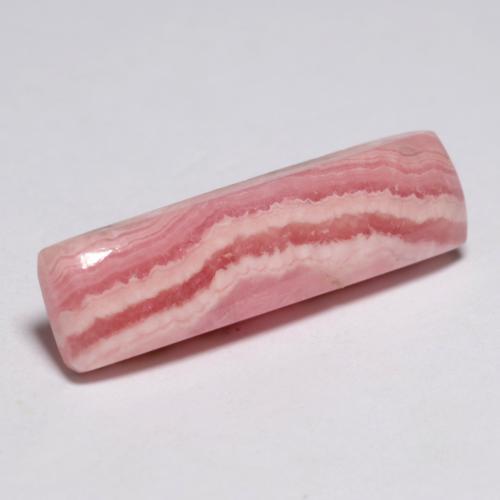 Rhodochrosite multicolore naturelle baguette, 5,51 ct, translucide