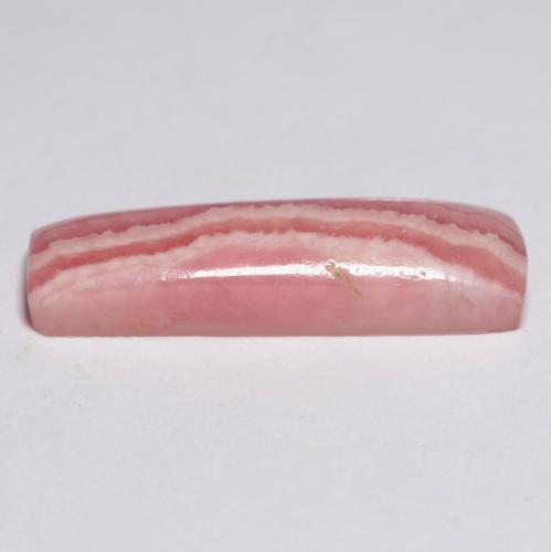 Rhodochrosite multicolore naturelle baguette, 5,51 ct, translucide