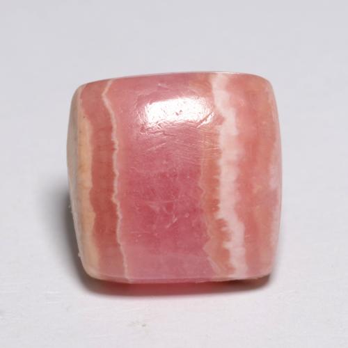 Rhodochrosite Multicolore naturelle Coupe coussin, 5.41 ct, Translucide