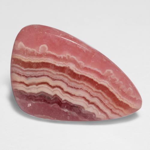Rhodochrosite multicolore naturelle forme fantaisie, 10,87 ct, translucide