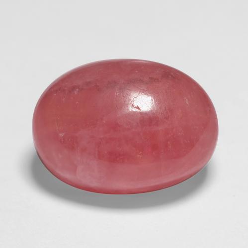 Rhodochrosite multicolore naturelle coupe ovale, 8,70 ct, translucide