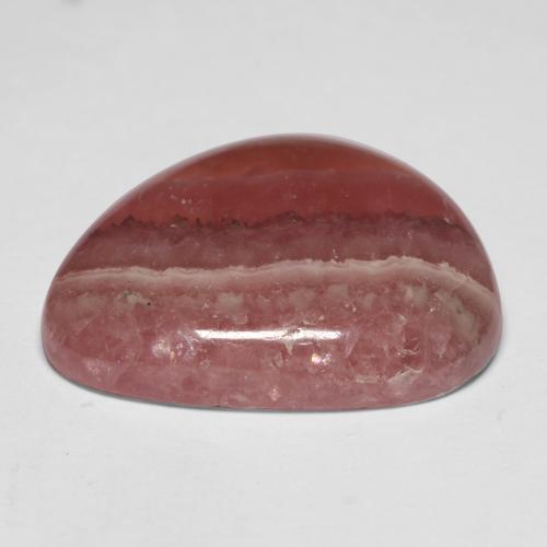 Rhodochrosite multicolore naturelle forme fantaisie, 20,57 ct, translucide