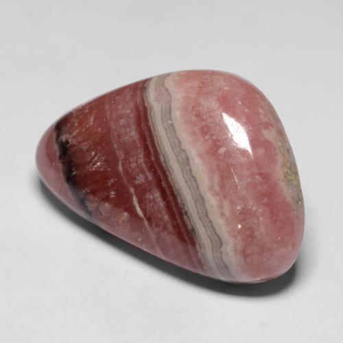 Rhodochrosite multicolore naturelle forme fantaisie, 26,41 ct, translucide