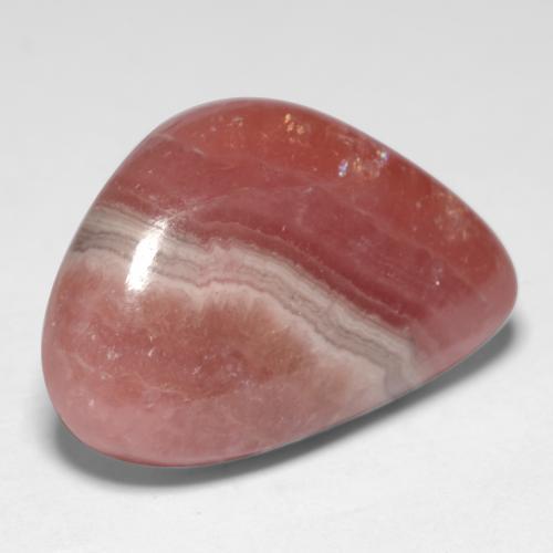 Rhodochrosite multicolore naturelle forme fantaisie, 21,20 ct, translucide