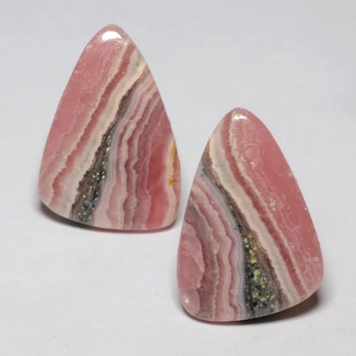 Achetez naturel 18,29ct multicolore rhodochrosite gems, forme fantaisie, en provenance afrique du sud chez gemselect. en stock, livraison internationale!