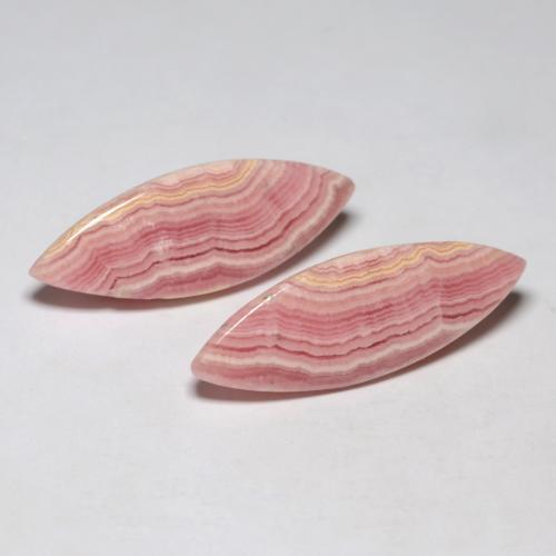 Achetez naturel 19.61ct Multicolore Rhodochrosite gems, Marquise, En provenance Afrique du Sud chez GemSelect. En stock, livraison internationale!