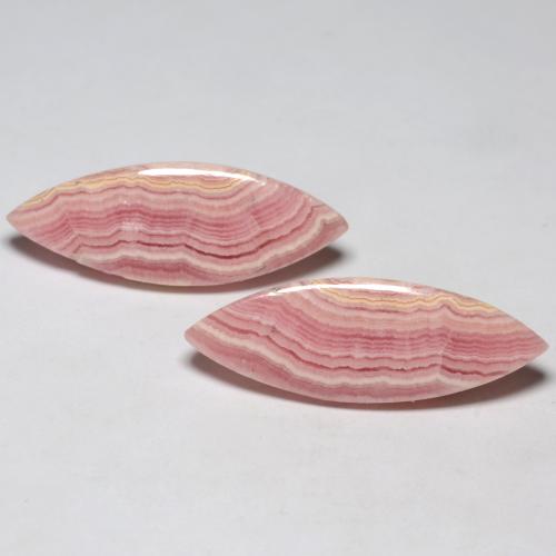 Achetez naturel 19.61ct Multicolore Rhodochrosite gems, Marquise, En provenance Afrique du Sud chez GemSelect. En stock, livraison internationale!