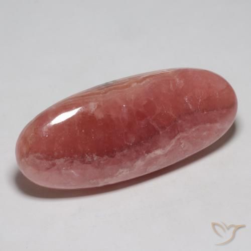 Rhodochrosite Multicolore naturelle ovale, 46.16 ct, Translucide
