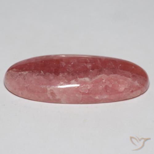 Rhodochrosite Multicolore naturelle ovale, 46.16 ct, Translucide