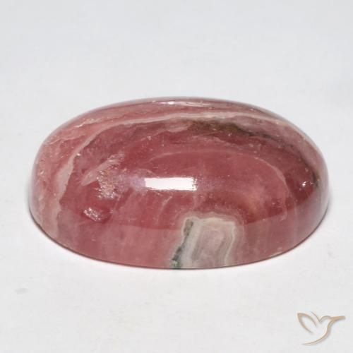 Rhodochrosite Multicolore naturelle ovale, 48.14 ct, Translucide