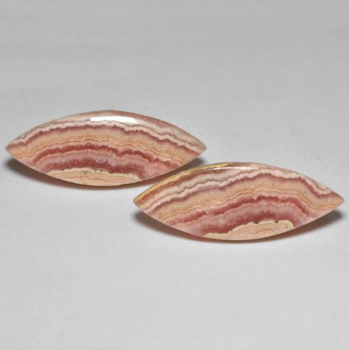 Achetez naturel 17,70ct multicolore rhodochrosite gems, marquise, en provenance afrique du sud chez gemselect. en stock, livraison internationale!
