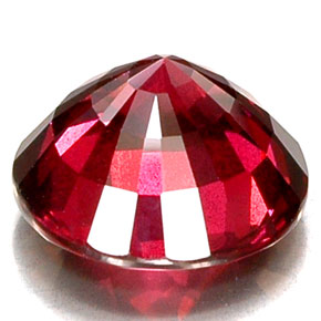 Grenat rhodolite rouge naturelle coupe roude, 7,93 ct, VS