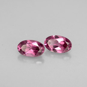 Achetez naturel ct rose grenat rhodolite gems, coupe ovale, en provenance tanzanie chez gemselect. en stock, livraison internationale!