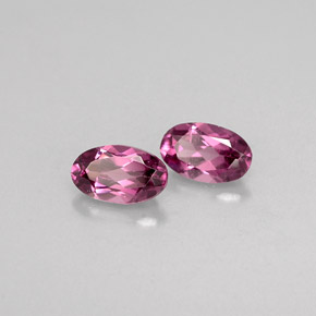 Achetez naturel ct rose grenat rhodolite gems, coupe ovale, en provenance tanzanie chez gemselect. en stock, livraison internationale!